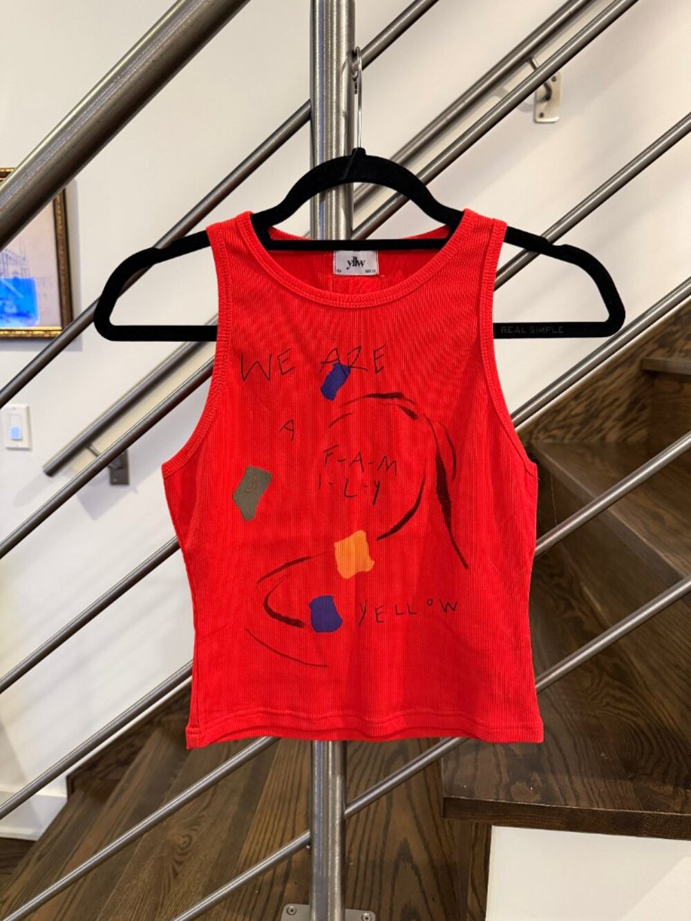 Yellow the Label, Red Tank Top, Size XS - Picture 2 of 4